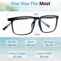 Blue Light Blocking Glasses (Clear)