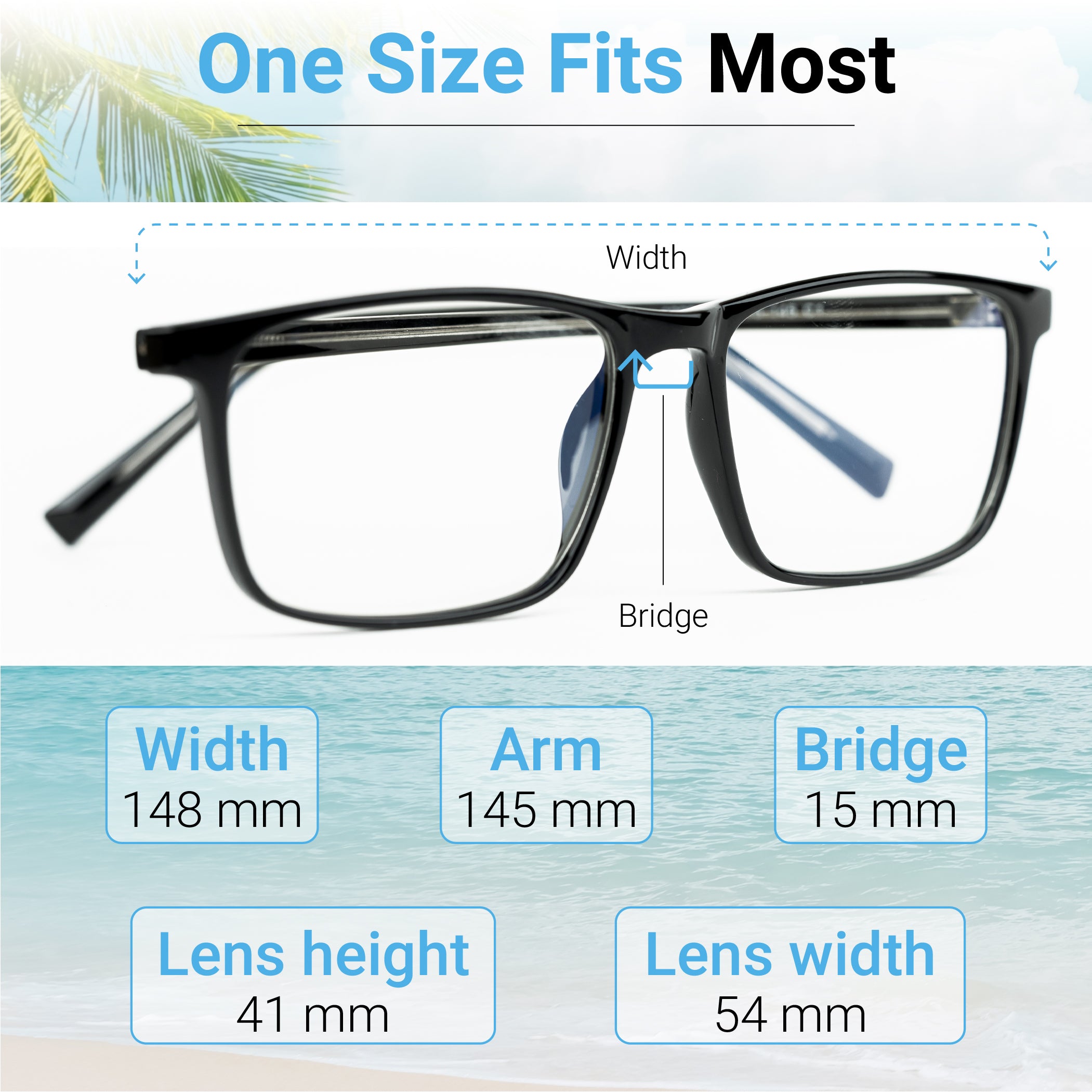 Blue Light Blocking Glasses (Clear)