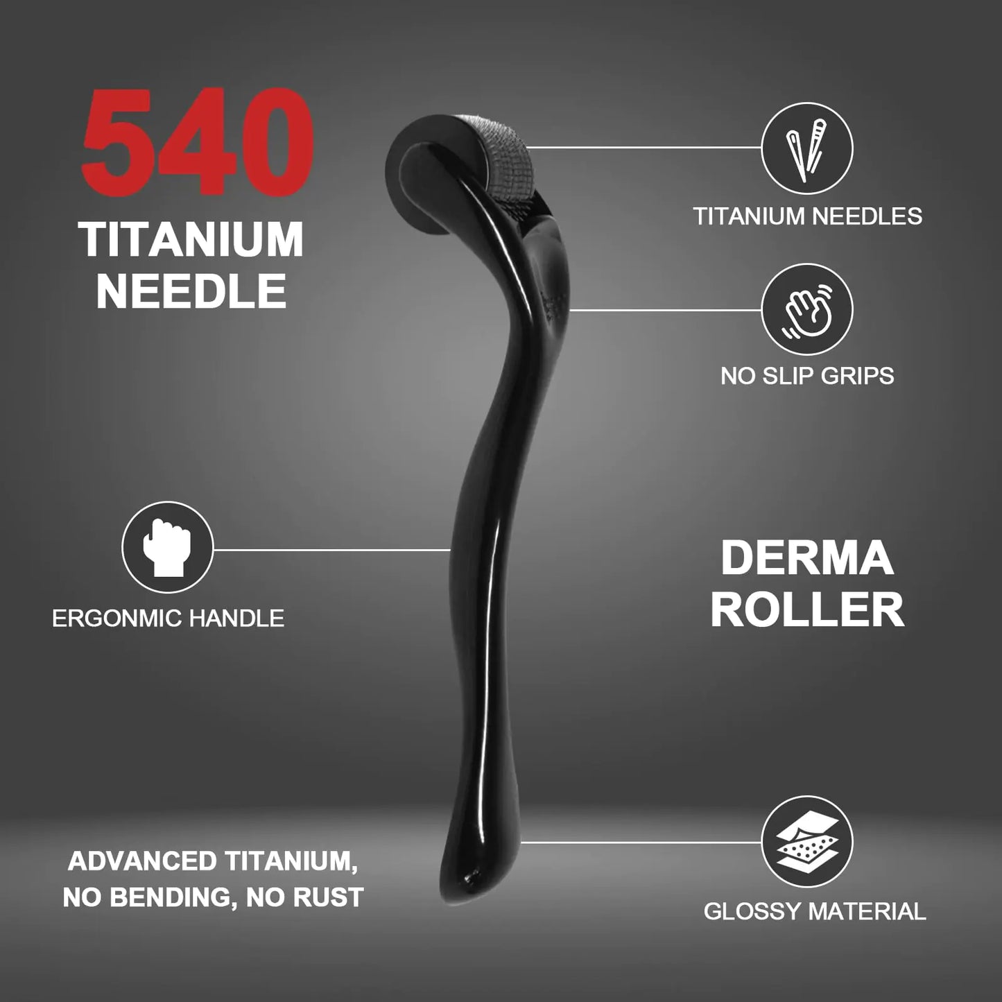 540 Titanium Derma Roller