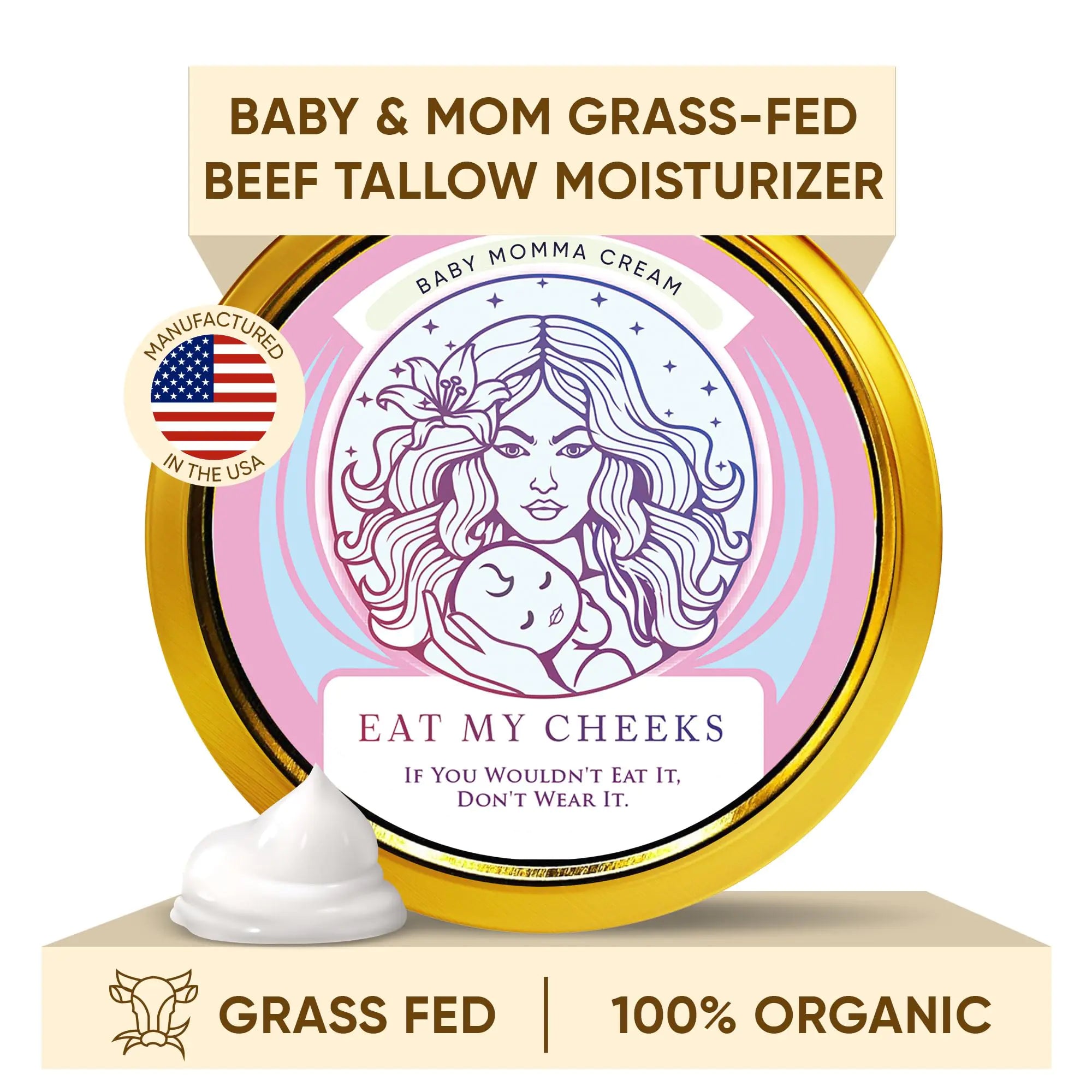 Eat My Face Grass Fed Tallow Cream